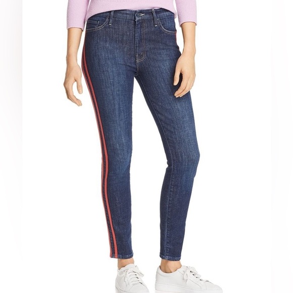 MOTHER The Looker Ankle Fray Skinny Jeans in Speed Racer - Picture 2 of 8